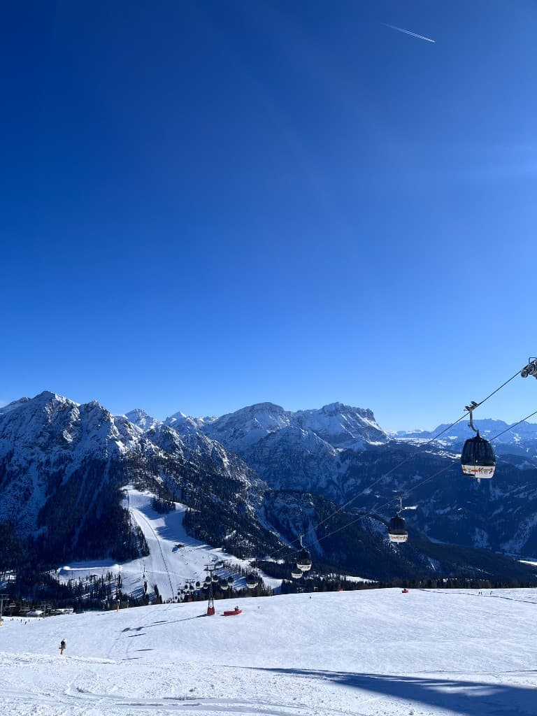 Strme proge in gondola na Kronplatzu